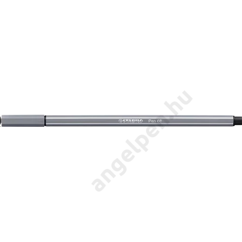 Filctoll, 1 mm, STABILO "Pen 68", sötét szürke