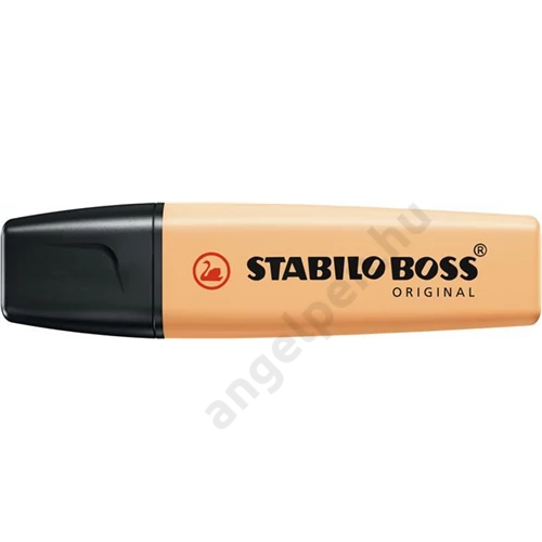 Szövegkiemelő, 2-5 mm, STABILO "BOSS original Pastel", fakó narancs