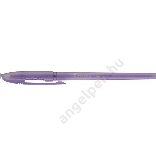 Golyóstoll, 0,35 mm, kupakos, STABILO "Re-Liner", lila