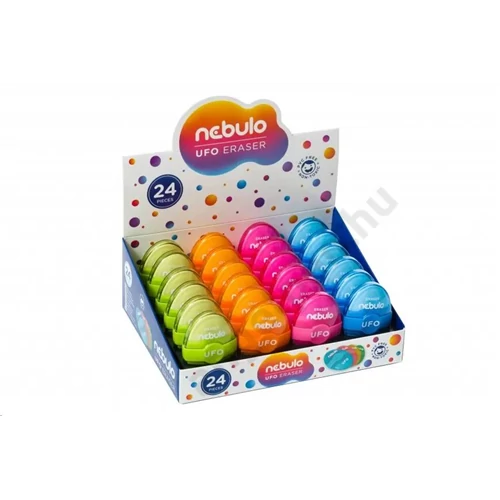 Radír, műanyagtokos, UFO, Nebulo (24)