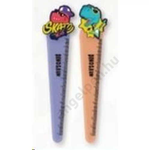 Vonalzó, Dinó mintával, 13 cm, Nebulo (20)