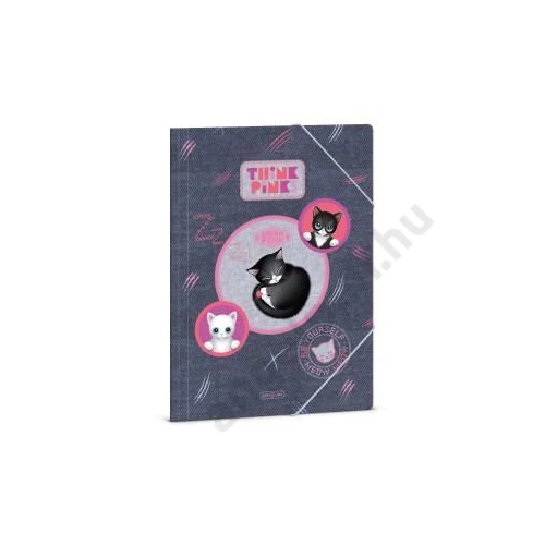 Gumis mappa ARS UNA A/4 Think Pink