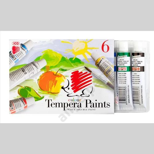 ICO SÜNI TEMPERA/6 TUBUSOS SZÍNES 16 ML/TUBUS