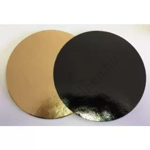 Tortaalátét Black and Gold kollekció kerek 34 cm
