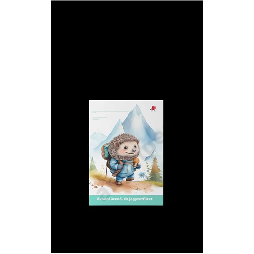ICO SÜNI ÓVODAI ÜZENŐ-ÉS JEGYZETFÜZET HEDGEHOG 32 LAP A/5