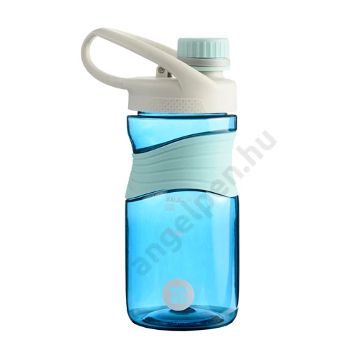 Palack, műanyag, kupakos, markolattal, 450ml, kék, Wabo (1)