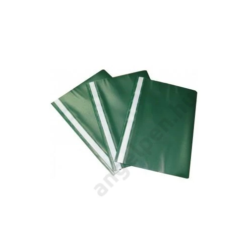 Gyorsfűző OFFICE 21 A/4 PVC zöld