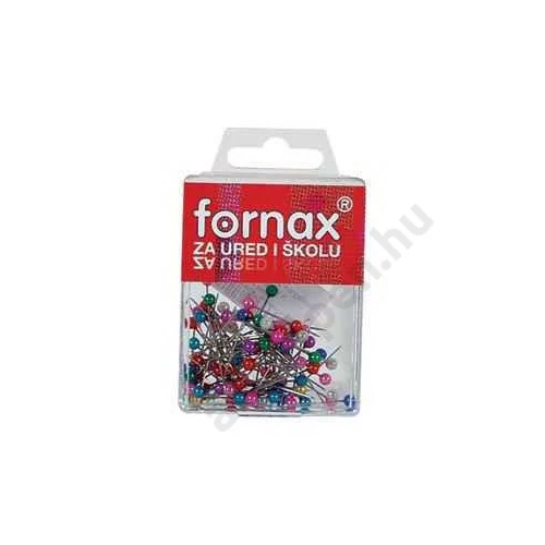 Gombostű BC-489 színes fejjel műanyag dobozban Fornax