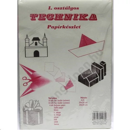 Technika csomag  I. osztályos