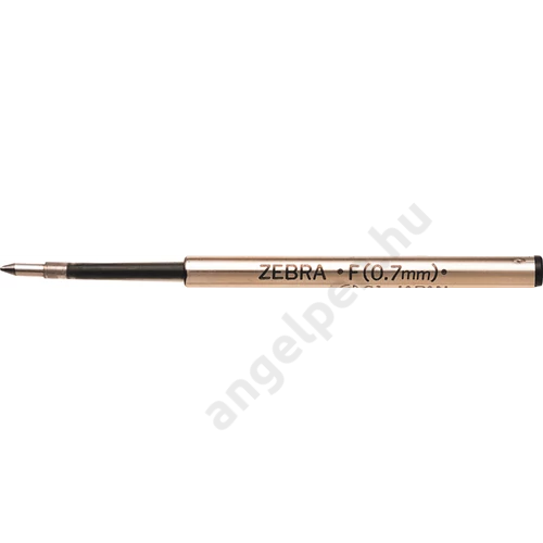Tollbetét Zebra -F- 0,7mm FEKETE <12db/dob> fém burkolat nélkül