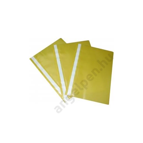 Gyorsfűző OFFICE 21 A/4 PVC sárga