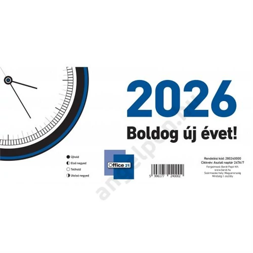 Naptár 24 TA Office 21 2027  20db/cs