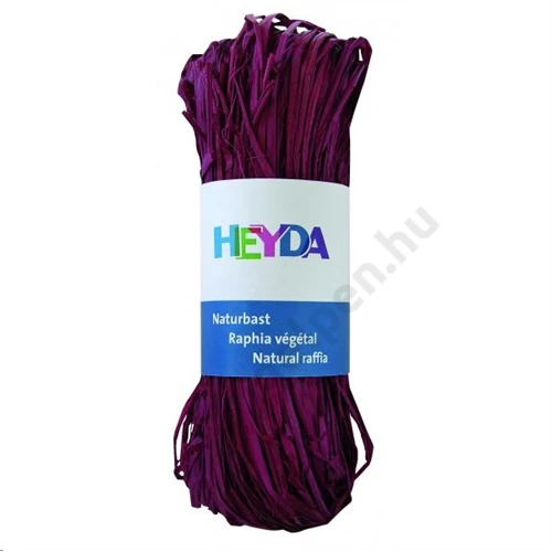 Raffia HEYDA 50g természetes anyagból bordó  204887792