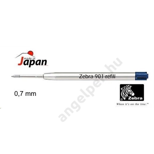 Tollbetét Zebra -901- 0.7 mm KÉK 24db/doboz