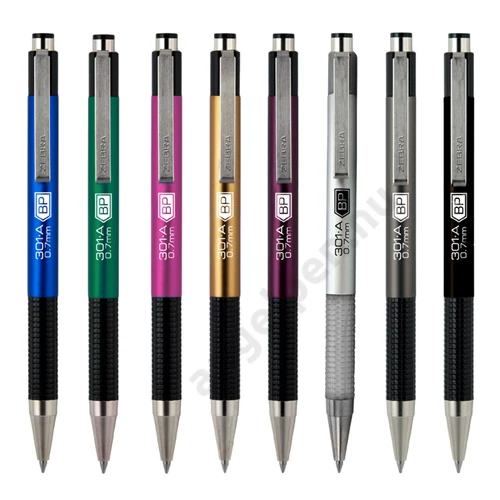 Golyóstoll Zebra F-301A SILVER 12 db/doboz