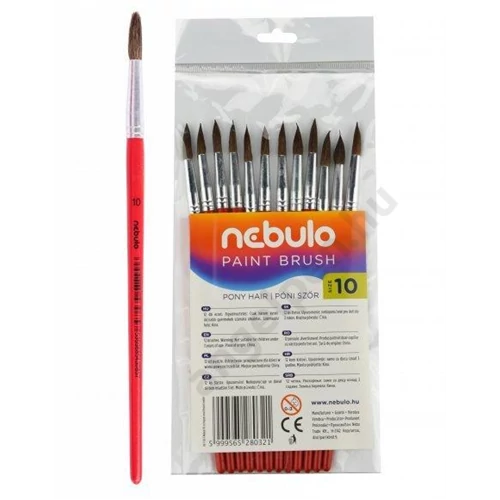 Ecset festett nyéllel, 10-es, Nebulo (12)