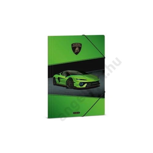 Gumis mappa ARS UNA A/4 Lamborghini zöld