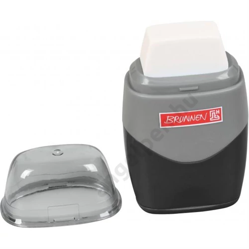 Hegyező és radír BRUNNEN 2 lyukú 2in1 szürke 026 (12db/ displ) 102986390